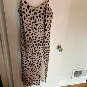 Vici Leopard Midi Dress